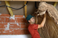 Intack tapered roof insulation